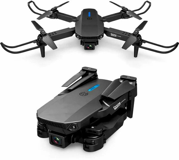 E88 Foldable Drone with HD Camera | WiFi FPV | Altitude Hold | One-Key Takeoff & Landing | 360° Flip RC Quadcopter for Beginners