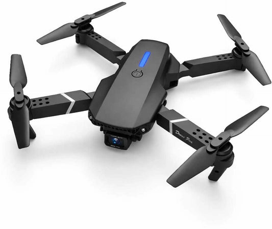 E88 Foldable Drone with HD Camera | WiFi FPV | Altitude Hold | One-Key Takeoff & Landing | 360° Flip RC Quadcopter for Beginners