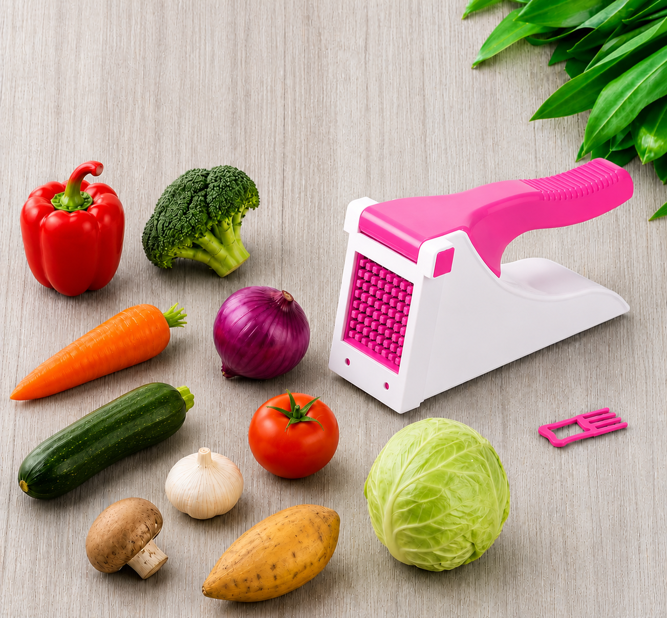 Manual Vegetable Chopper & French Fries Cutter | Multipurpose Potato Cutter & Veg Slicer | Kitchen Gadget Tool